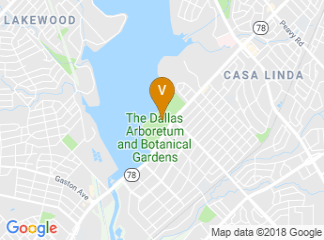 map of Dallas Arboretum & Botanical Garden