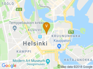 map of Radisson Blu Plaza Hotel, Helsinki