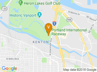 map of Portland International Raceway