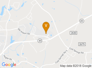 map of Cabarrus Arena & Events Center