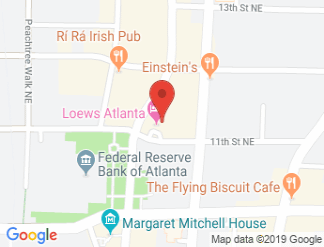 map of Loews Atlanta Hotel