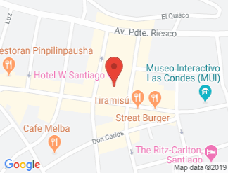 map of W Santiago