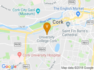 map of University College Cork