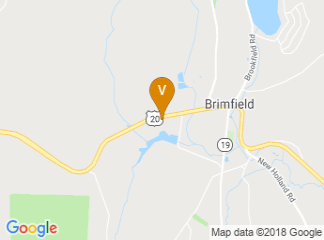 map of Brimfield Antiques Center