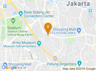map of Raffles Jakarta