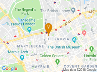 map of Holiday Inn London - Regents Park