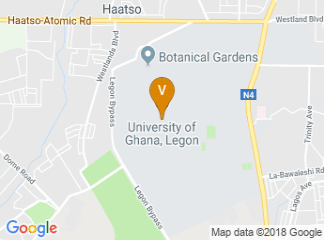 map of University of Ghana, Legon