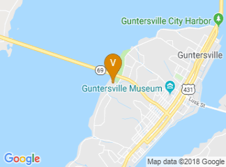 map of Guntersville Parks & Recreation Center