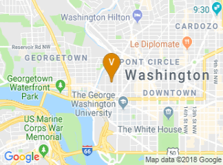 map of Fairmont Washington D.C. Georgetown