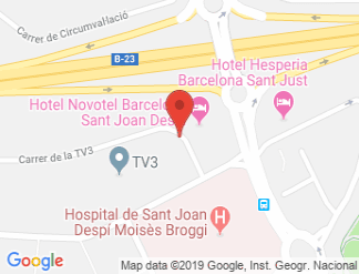 map of Novotel Barcelona Sant Joan Despi