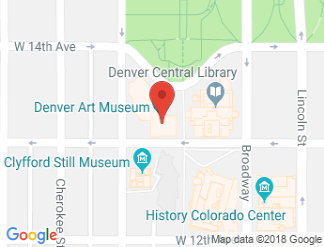 map of Denver Art Museum