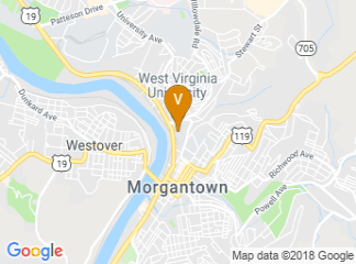 map of West Virginia University