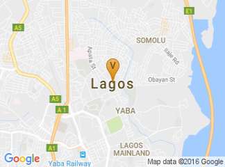 map of The Haven Event Center Lagos