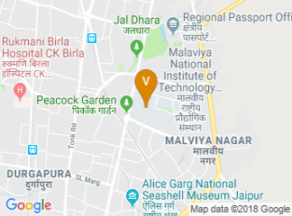 map of Malaviya National Institute of Technology Jaipur