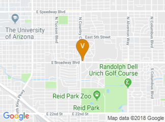 map of Loews Ventana Canyon Resort Tucson