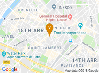 map of Hotel Novotel Paris Vaugirard Montparnasse