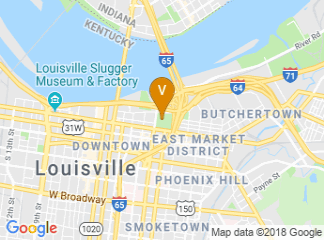 map of Louisville Slugger Field