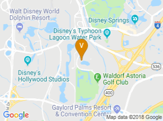 map of Wyndham Bonnet Creek Resort