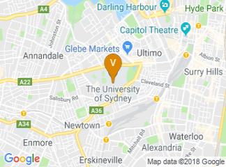 map of The University of Sydney