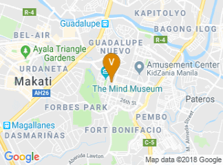 map of Shangri-La at the Fort, Manila