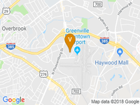 map of Greenville Convention Center