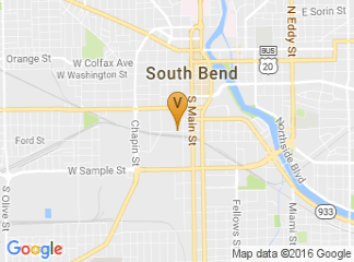 map of Downtown South Bend