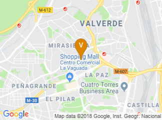 map of Eurostars Suites Mirasierra