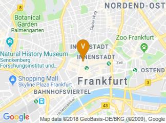 map of IHK Frankfurt am Main