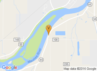 map of Maumee River