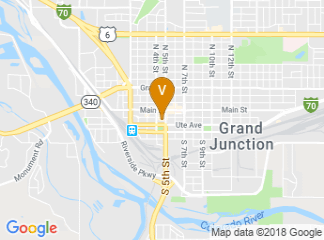 map of Downtown Grand Junction