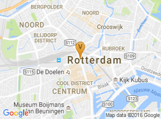 map of Postillion Convention Centre WTC Rotterdam