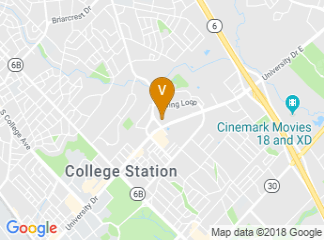 map of Hilton College Station & Conference Center