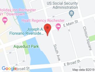 map of Joseph A. Floreano Riverside Convention Center