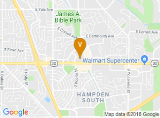map of Embassy Suites by Hilton Denver Southeast