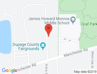 map of DuPage County Fairgrounds