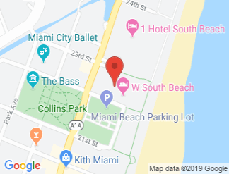 map of W South Beach