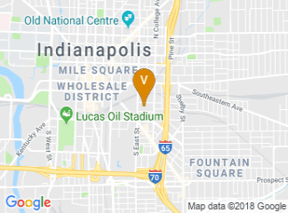 map of Indiana Farm Bureau Insurance