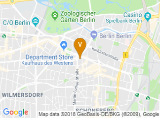 map of Hotel Riu Plaza Berlin