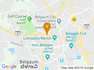 map of Hotel Eefa Belgaum