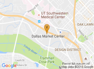 map of Deep Ellum entertainment district
