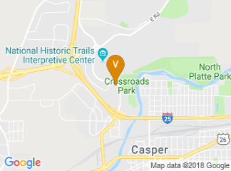 map of Hilton Garden Inn Casper