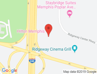 map of Hilton Memphis