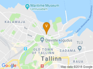map of Tallinn Creative Hub (Kultuurikatel)