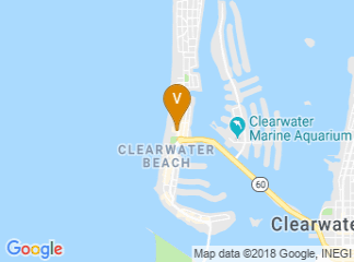 map of Hilton Clearwater Beach Resort & Spa
