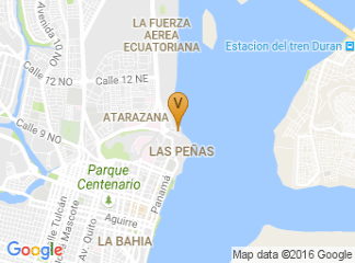 map of Hotel Wyndham Guayaquil