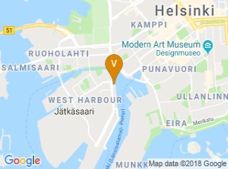 map of Clarion Hotel Helsinki