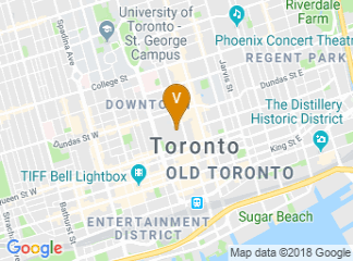 map of Toronto City Hall