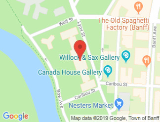 map of Banff Park Lodge Resort Hotel & Conference Centre