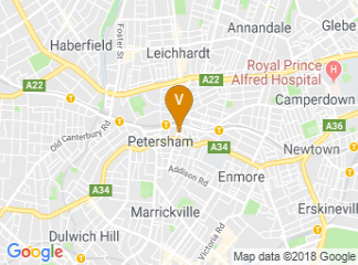 map of Petersham Town Hall