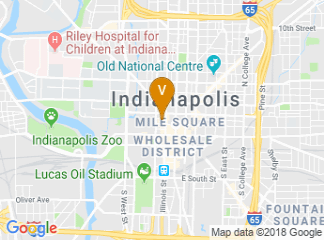 map of Hilton Indianapolis Hotel & Suites